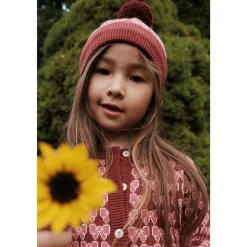 Nova Cardigan Bordeaux Bow>Flöss Discount