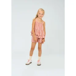 Ofelia Shorts Old Rose Striped>The New Hot