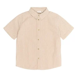 Ollie Skjorta Indian Tan Striped>The New Online