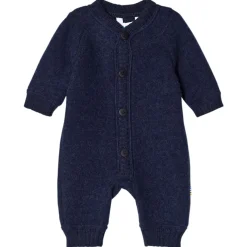 Onesie Marinblå melange>Joha Outlet