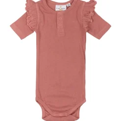Oriel Ribbad Baby Body Old Rose>The New Siblings Outlet