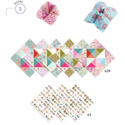 Origami Loppor I Ljusa Färger Flowers><noscript><img width=
