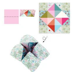 Origami Loppor I Ljusa Färger Flowers><noscript><img width=