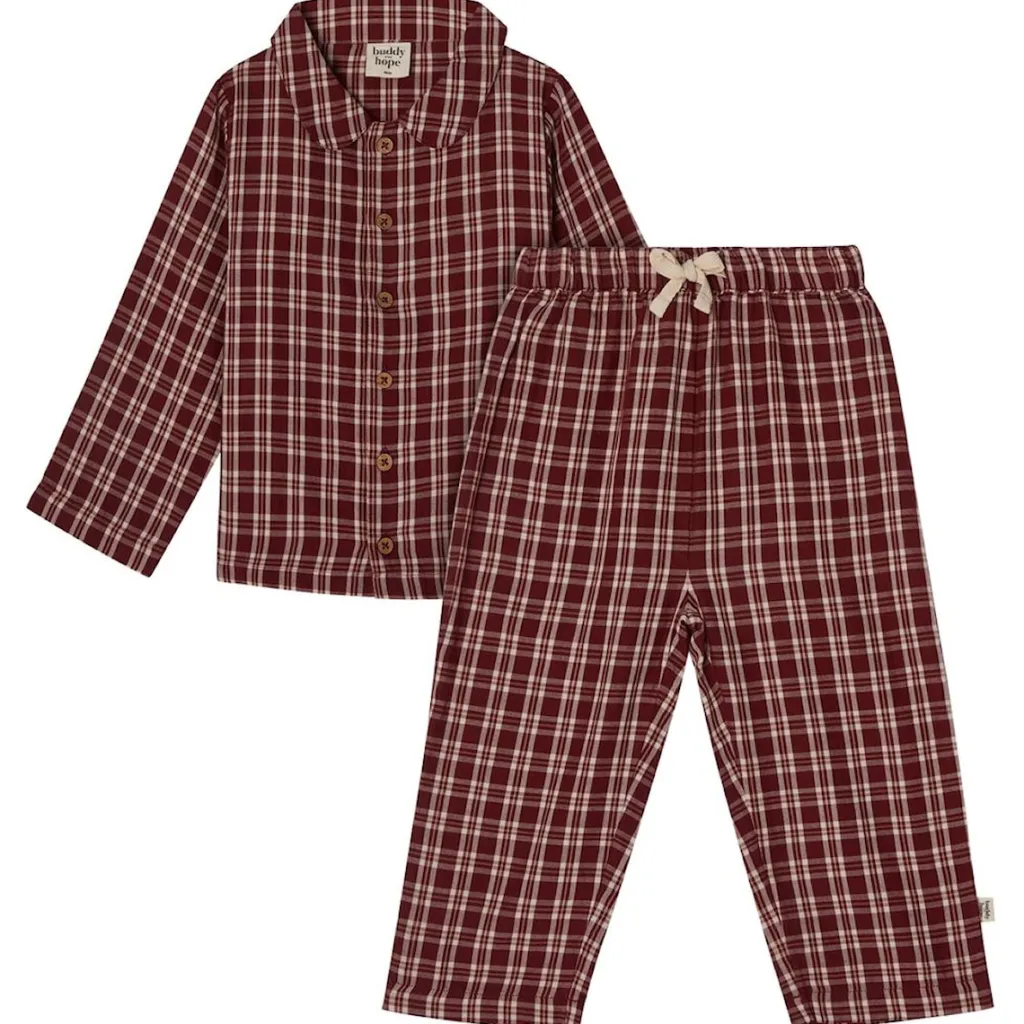 Oskar Pyjamas Christmas Check>Buddy & Hope Best
