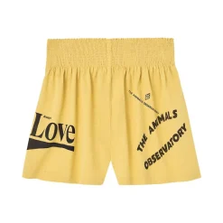 Ostrich Kid Shorts Yellow>The Animals Observatory Outlet