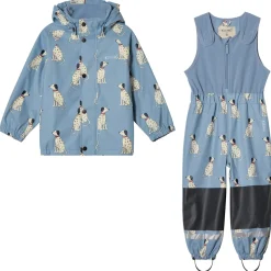 Ottawa Fodrat Regnställ Dove Blue Dalmatian>Kuling Sale