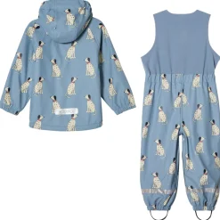 Ottawa Fodrat Regnställ Dove Blue Dalmatian>Kuling Sale