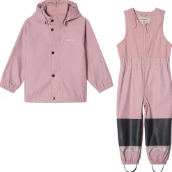 Ottawa Fodrat Regnställ Dusty Pink>Kuling