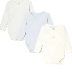 3-Pack Baby Bodies Blå>Absorba