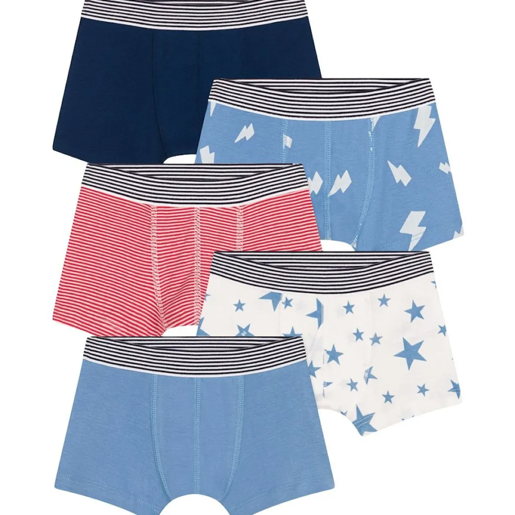 5-pack Boxershorts Alaska Marshmallow>Petit Bateau Online