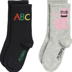 2-Pack GOTS ABC Strumpor Flerfärgade>Mini Rodini Best