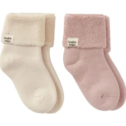 2-Pack GOTS Allan Strumpor Off White/Pink Mauve>Buddy & Hope Best