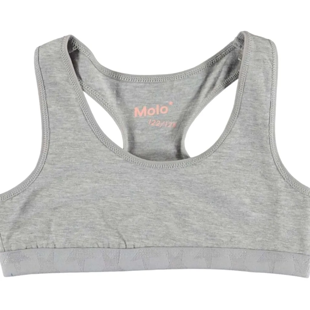2-Pack GOTS Jade Bh-Toppar Grå melange>Molo Discount