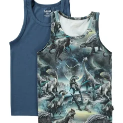 2-Pack GOTS Jayden Linnen Dinos Calm>Molo Online