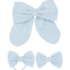 3-pack Hårspännen Sky Blue Cream Stripe>Copenhagen Colors Clearance