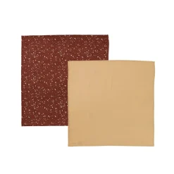 2-Pack Iro Muslinfiltar Gula>OYOY