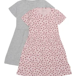 2-pack Klänning Grey Melange>Minymo Clearance