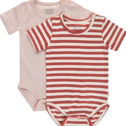 2-pack Kortärmad Baby Body Canyon Rose>Minymo Best