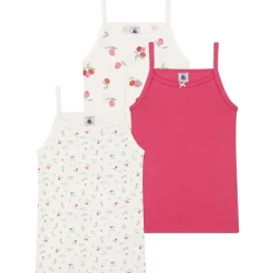3-pack Linne Peonia Marshmallow>Petit Bateau
