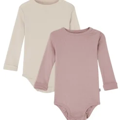 2-Pack Petter Baby Bodies Off White/Pink Mauve>Buddy & Hope Best