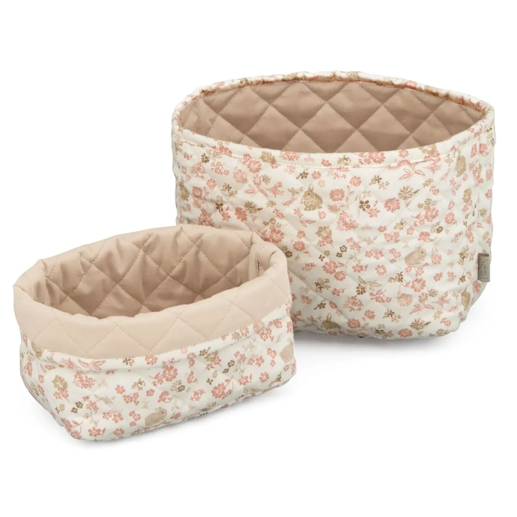 2-pack Quiltad Förvaringskorg Augusta>Cam Cam Discount