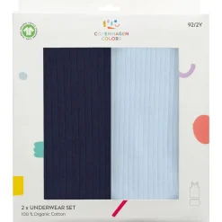 2-pack Ribbade Underklädesset Blå>Copenhagen Colors Online
