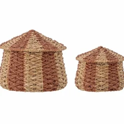 2-Pack Ruddi Förvaringskorgar Röda>Bloomingville Outlet