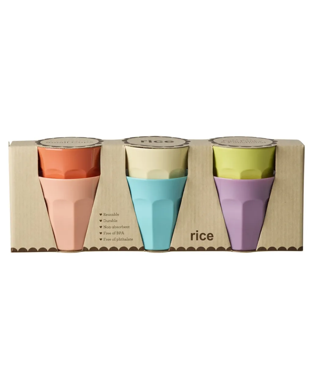 6-pack Små Koppar Glory Days Colors>RICE Clearance