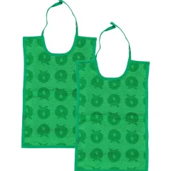 2-Pack Stora Bib Apples Green>Småfolk New