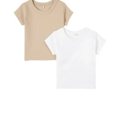 2-Pack T-shirtar Sandfärgade>A Happy Brand Best