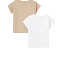 2-Pack T-shirtar Sandfärgade>A Happy Brand Best
