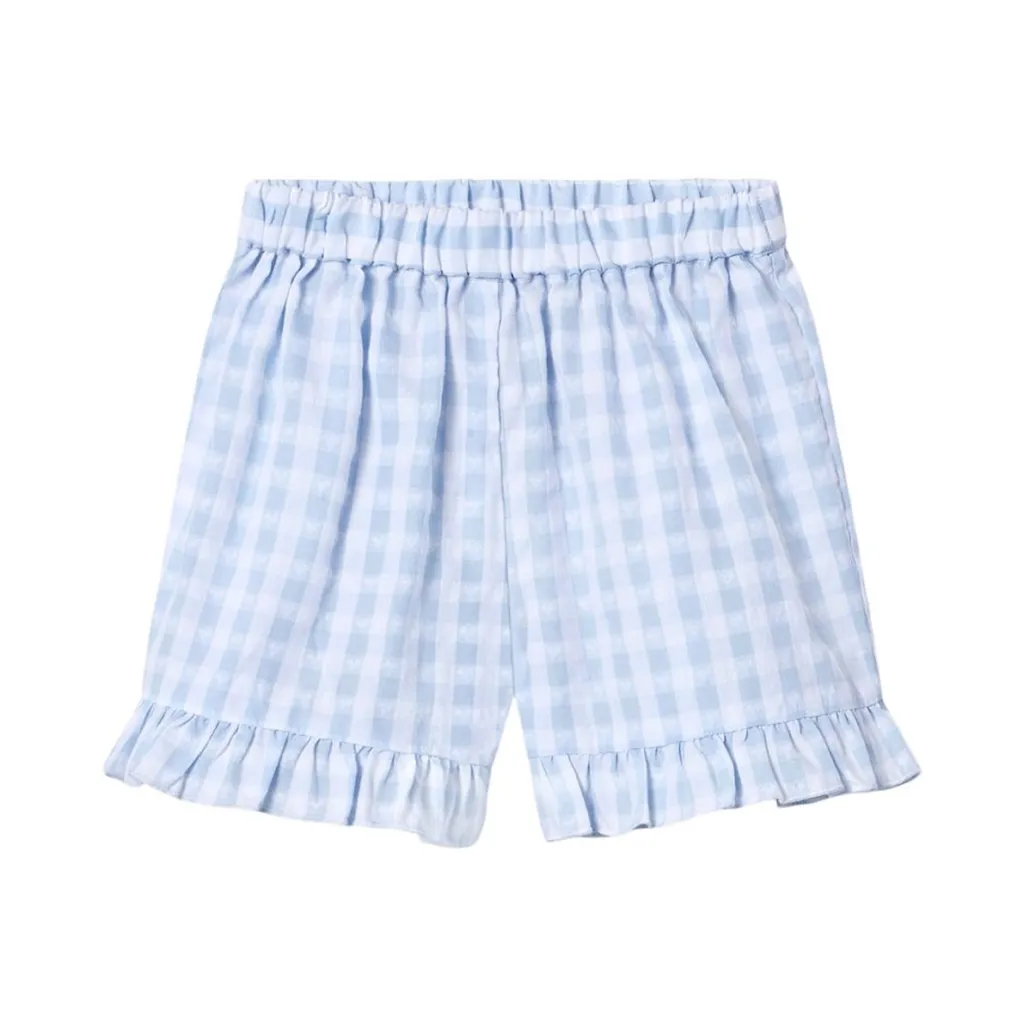 Pari Shorts Med Rufs Dream Blue Check>Fliink Outlet
