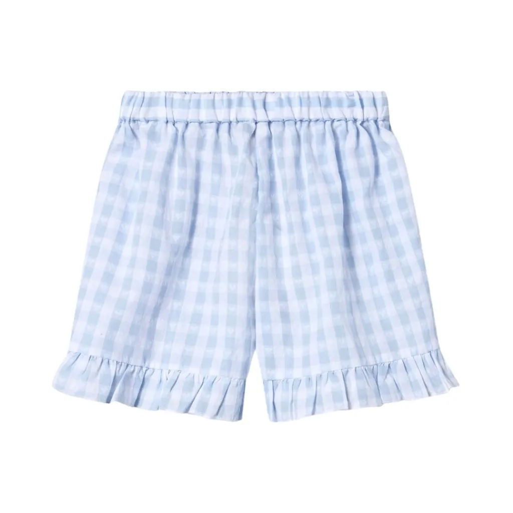 Pari Shorts Med Rufs Dream Blue Check>Fliink Outlet