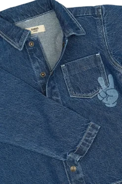 Parker Jeansskjorta Blue Denim><noscript><img width=