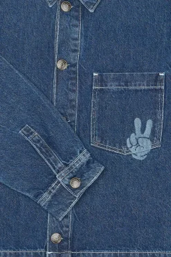 Parks Jeansskjorta Blue Denim><noscript><img width=