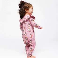 Paula Långärmad Babydräkt Med Cirkus Rosa Lace><noscript><img width=