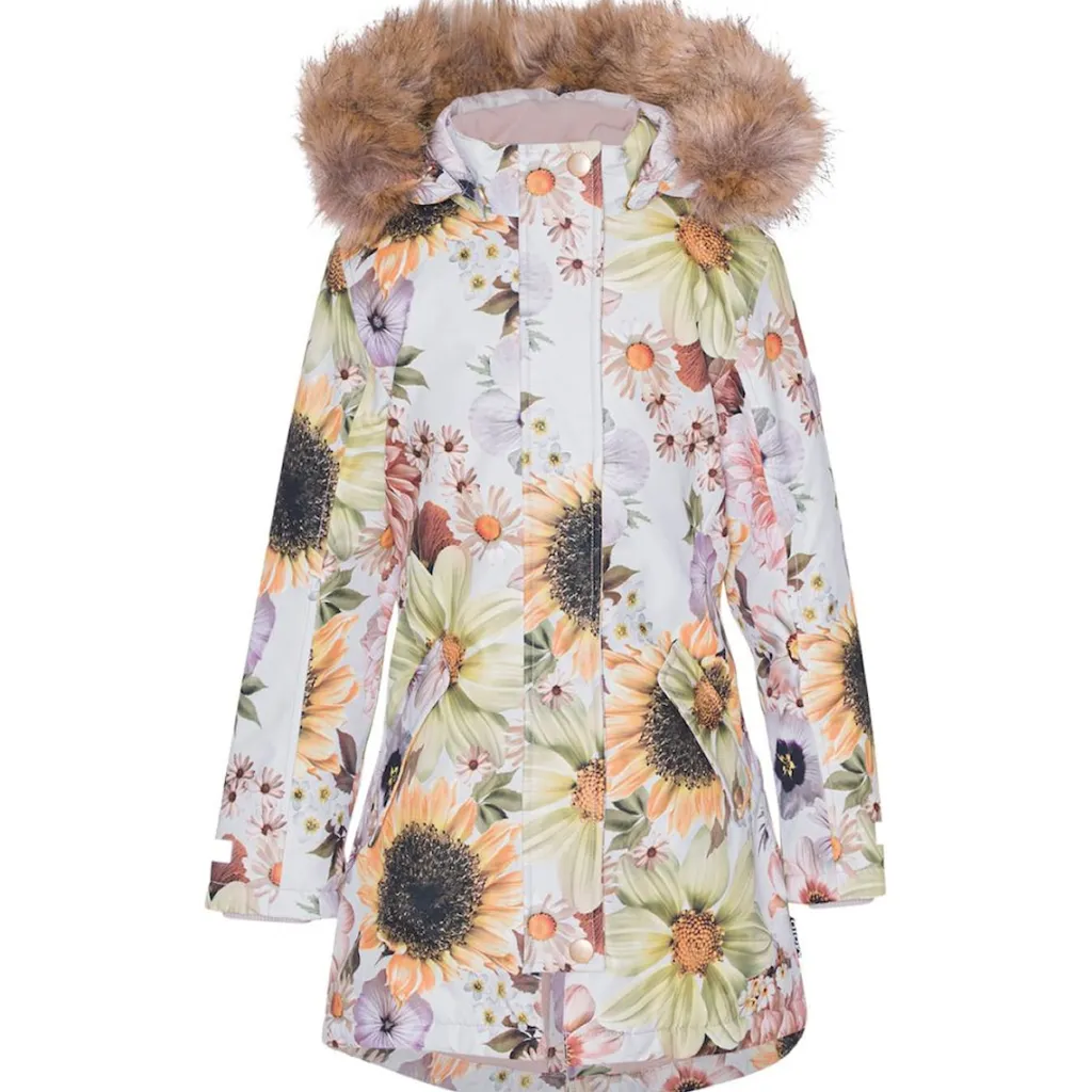 Peace Parkas Retro Flowers>Molo Outlet