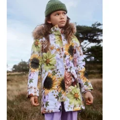 Peace Parkas Retro Flowers><noscript><img width=
