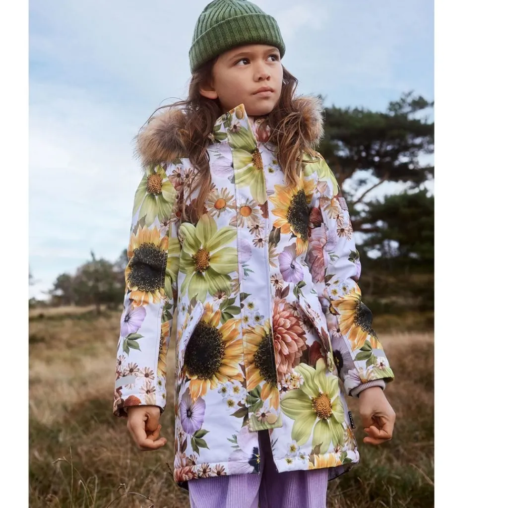 Peace Parkas Retro Flowers>Molo Outlet