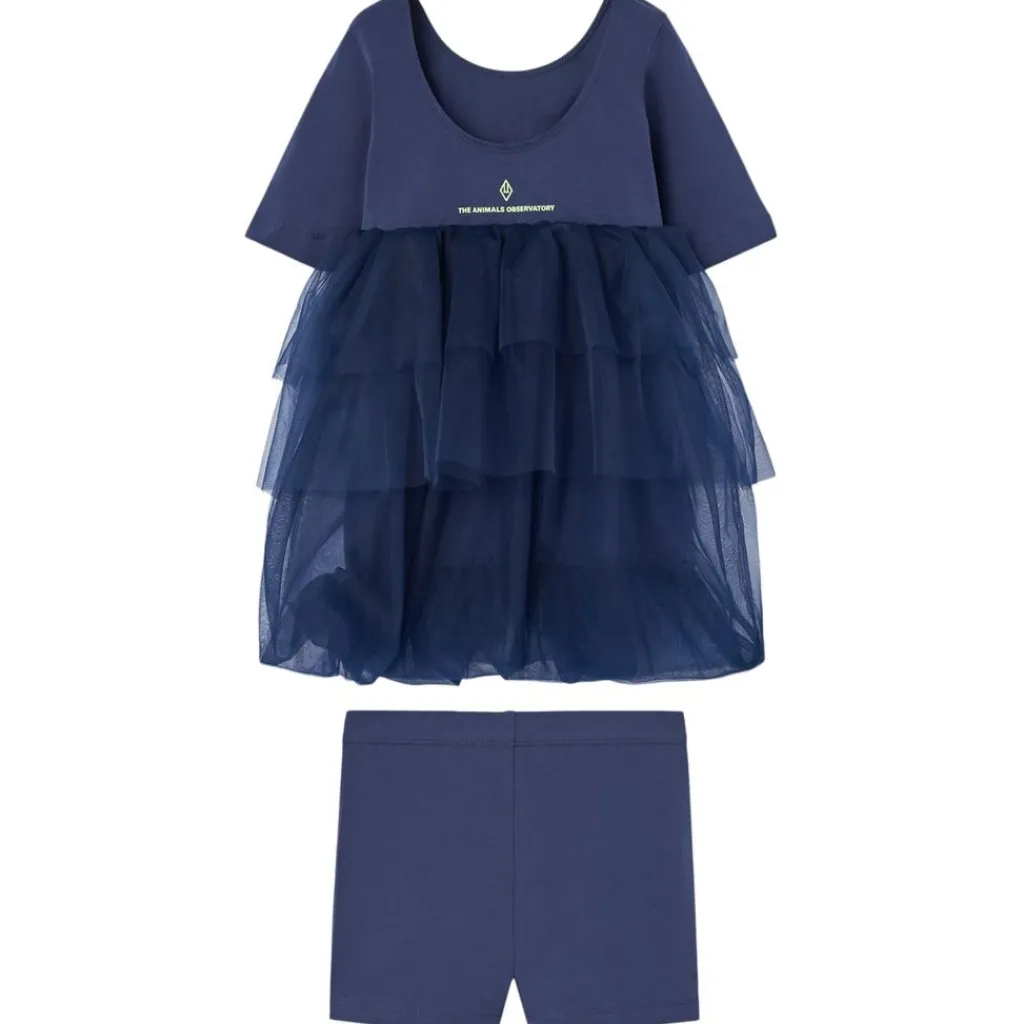Peacock Kid Fancy Klänning Blue>The Animals Observatory Online