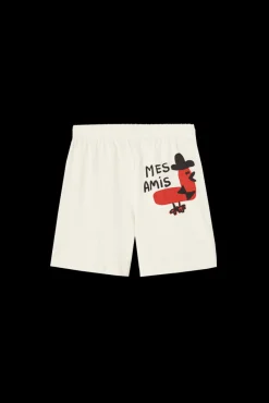 Pelican Sweat Shorts Raw White>The Animals Observatory Best