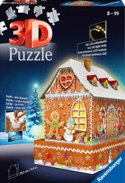 Pepparkakshus Nattutgåva 3D Pussel Multicolor>Ravensburger Best