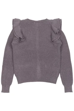 Perla Stickad Kofta Gray Ridge>The New