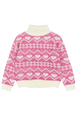 Perline Stickad Kofta Ibis Rose>The New Clearance
