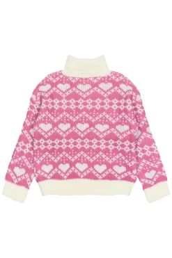 Perline Stickad Kofta Ibis Rose>The New Clearance