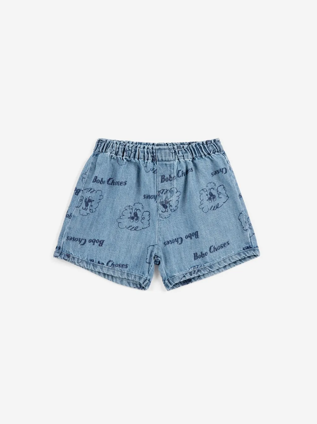 Pickles The Dog All Over Denimshorts Prussian Blue>Bobo Choses Hot
