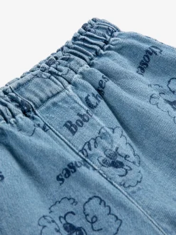 Pickles The Dog All Over Denimshorts Prussian Blue><noscript><img width=