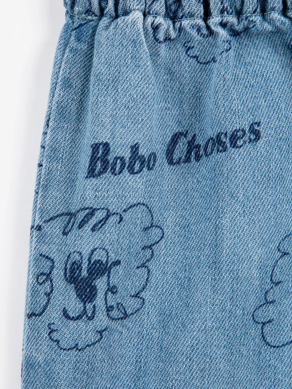 Pickles The Dog All Over Denimshorts Prussian Blue>Bobo Choses Hot