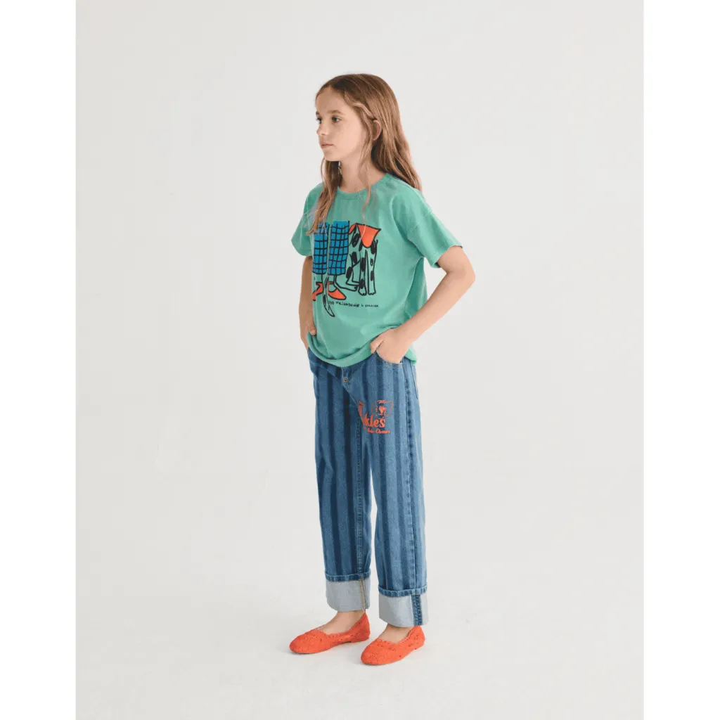 Pickles The Dog Denimbyxor Navy Blue>Bobo Choses Outlet