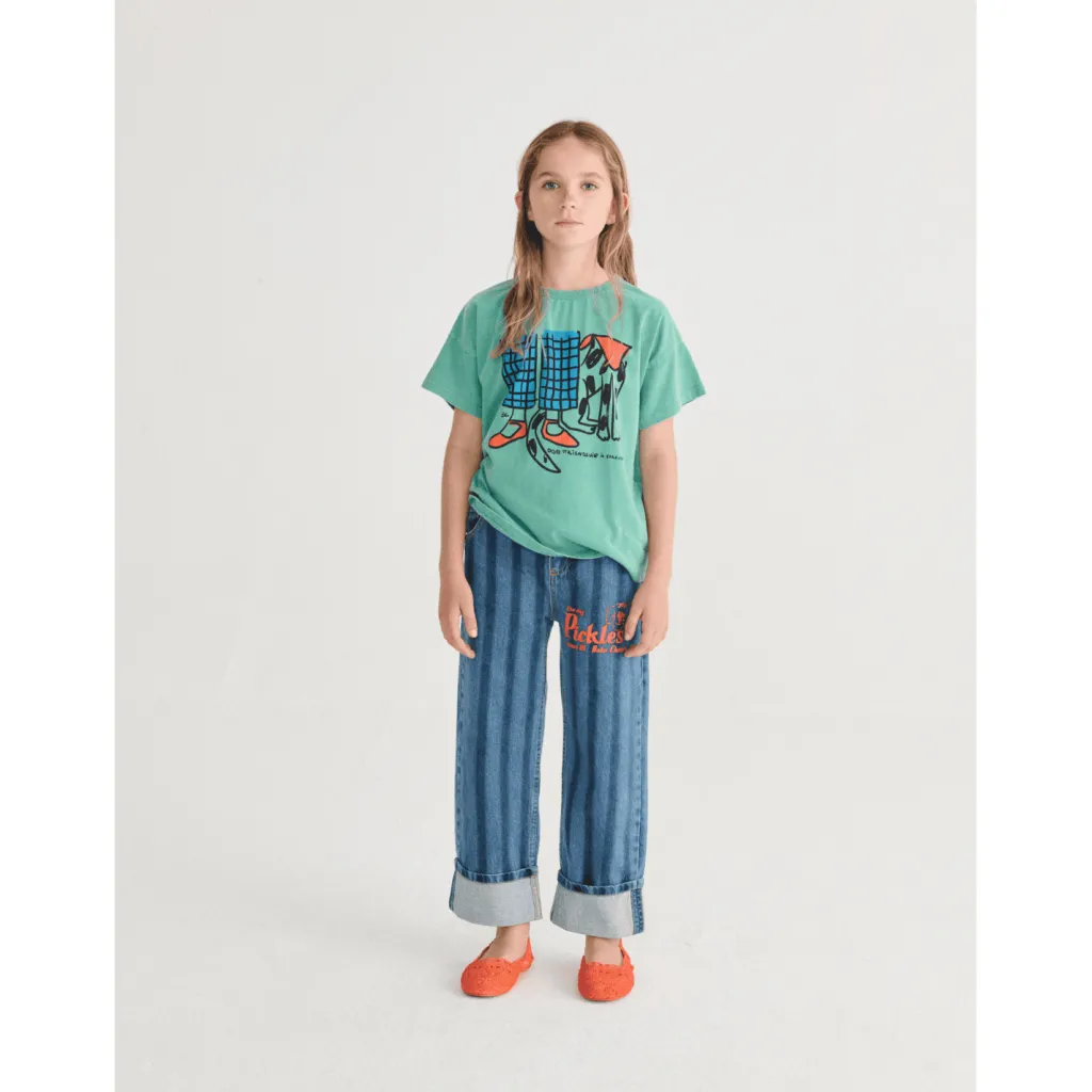 Pickles The Dog Denimbyxor Navy Blue>Bobo Choses Outlet